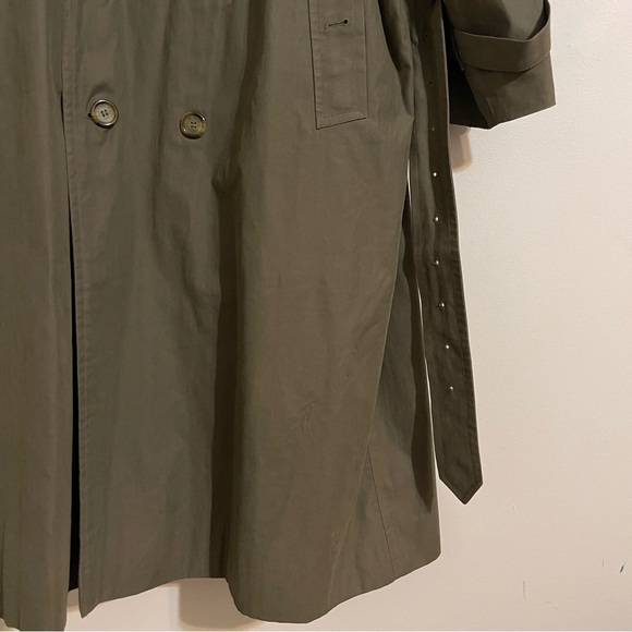 80s vintage Burberry Belted Trench large - Picture 11 of 14